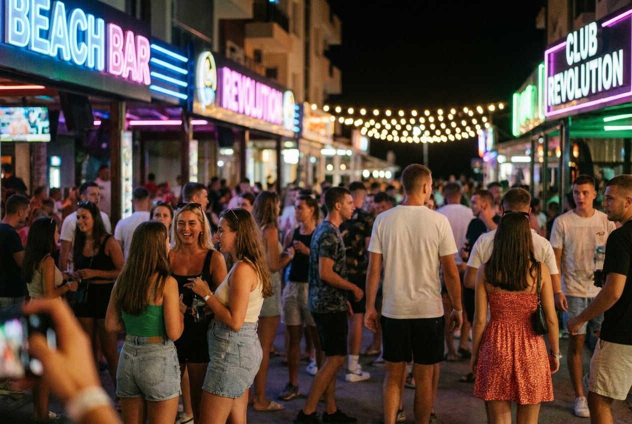 Sunny Beach nightlife, Bulgaria