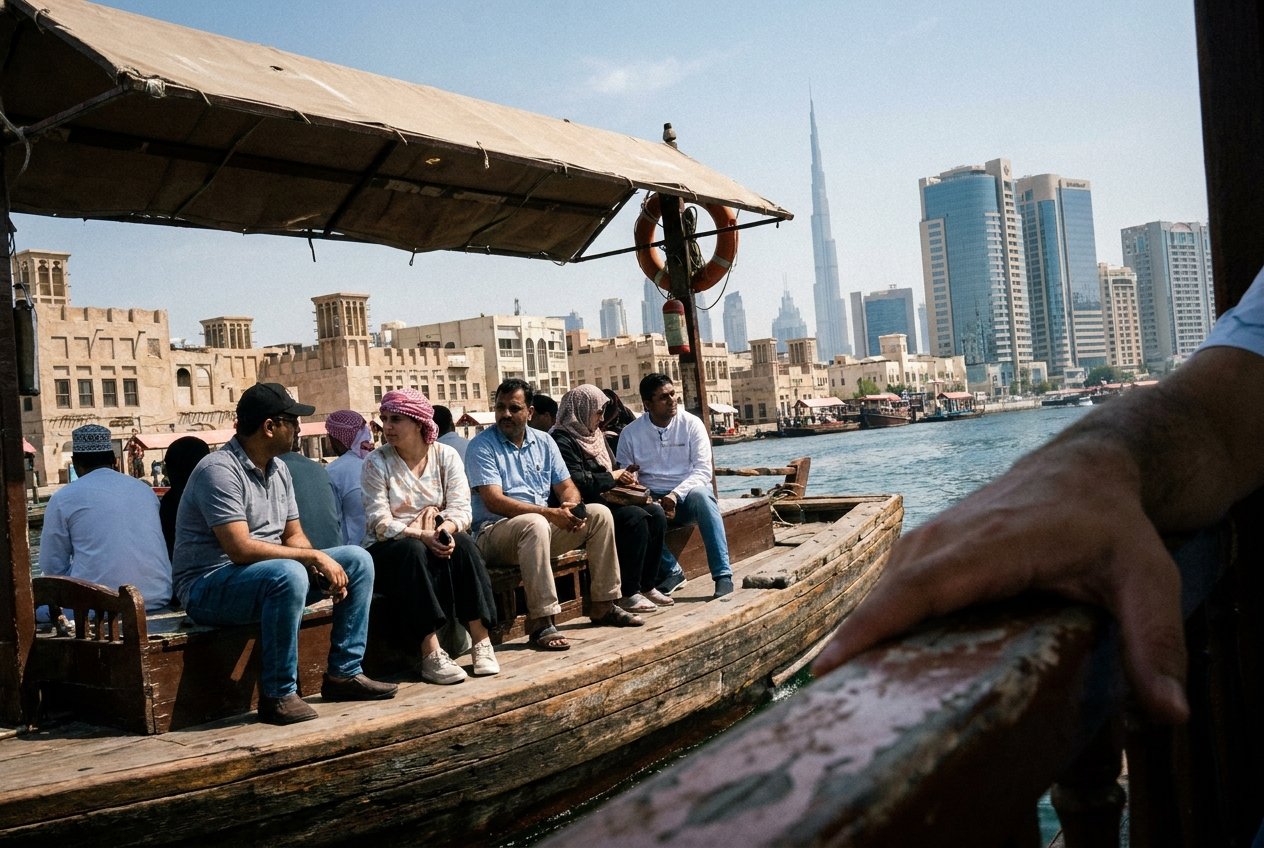 Dubai Creek abra crossing