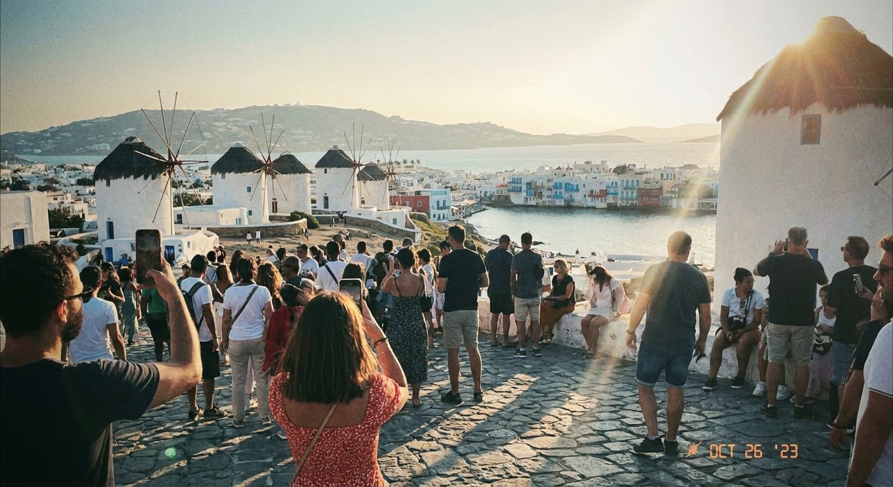 Santorini vs Mykonos comparison