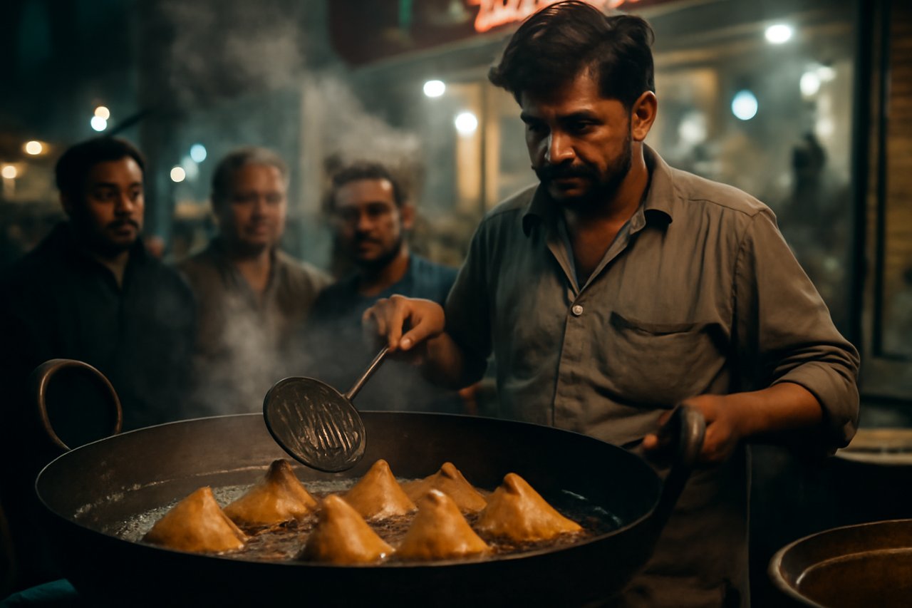 Street food in Old Delhi