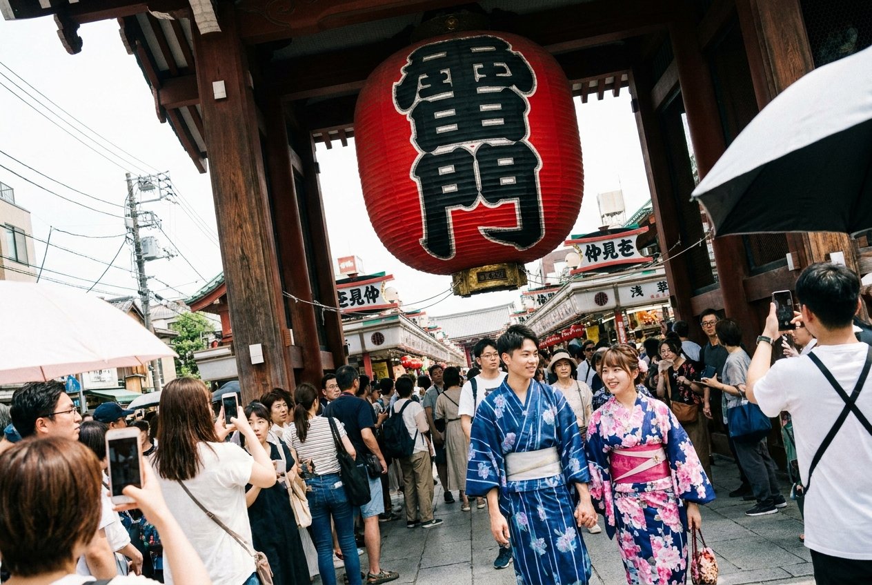 Senso-ji temple in Tokyo