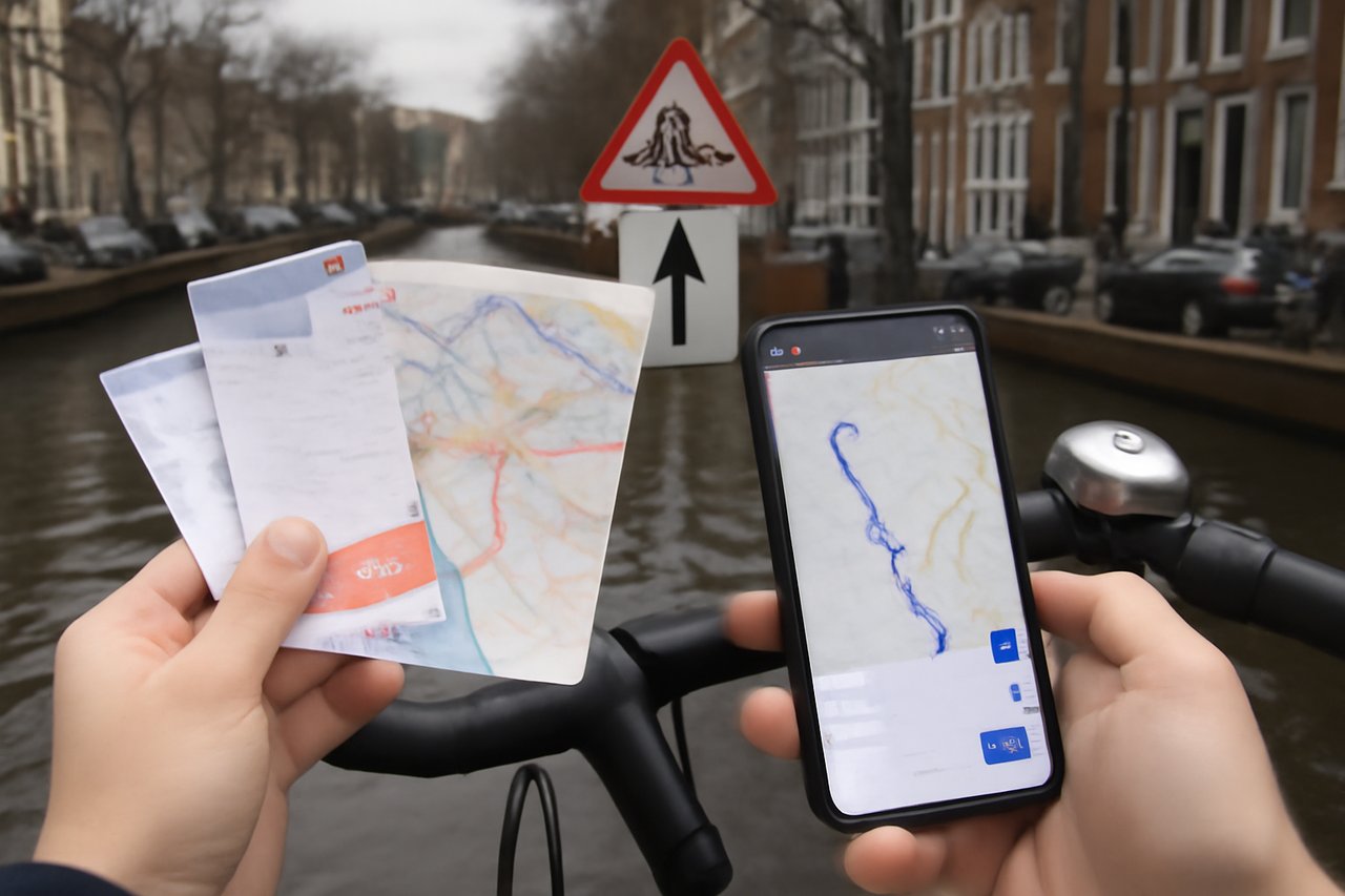 Cycling in Amsterdam