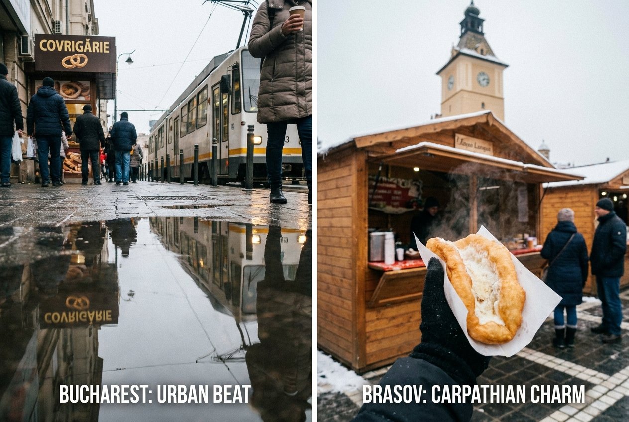 Bucharest or Brasov: Where Should You Spend Your Time?